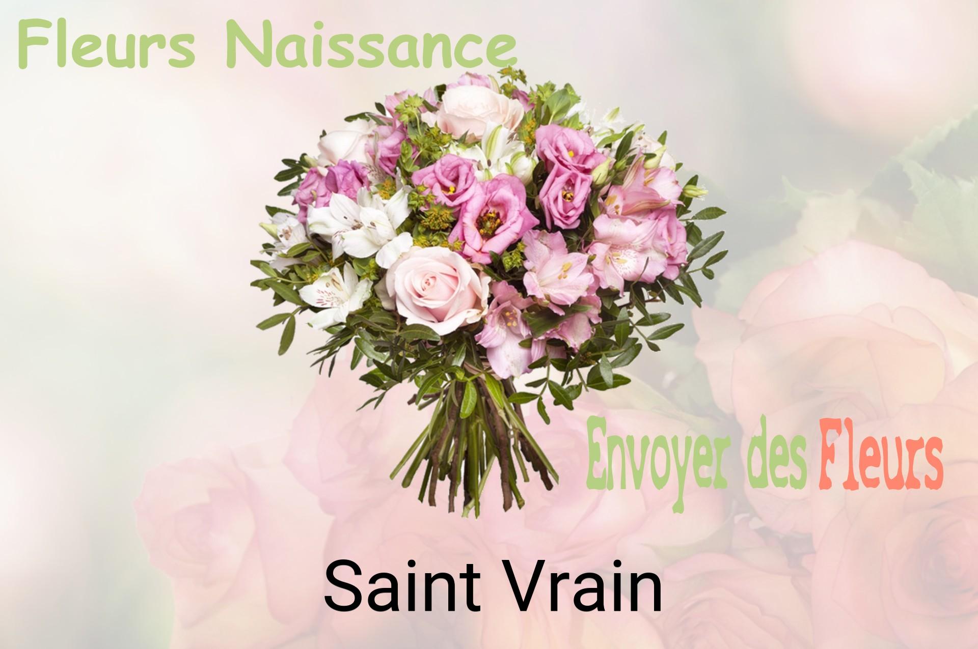 Bouquet de fleurs de naissance livré à Saint-Vrain